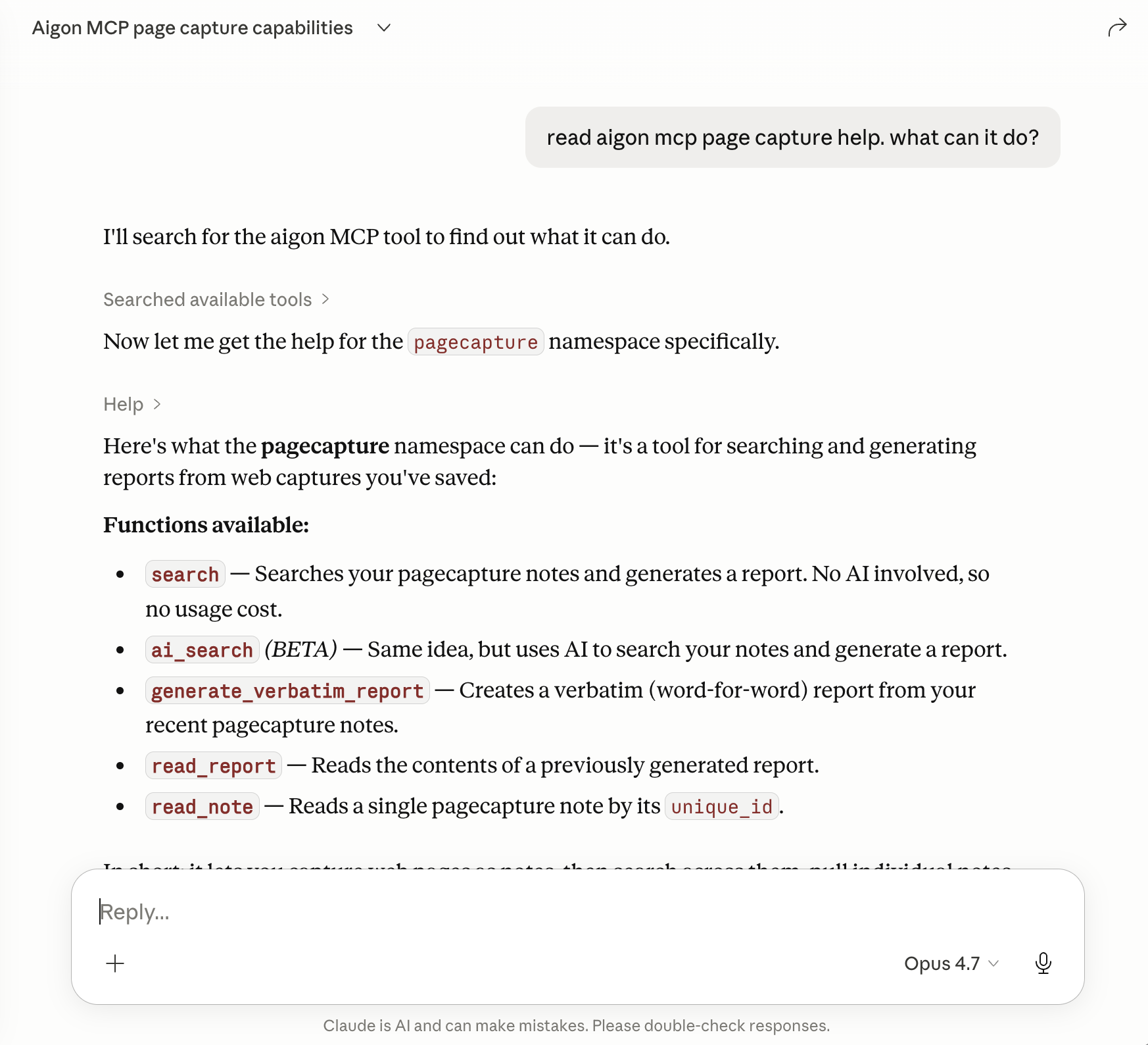 Query Directly from Claude etc